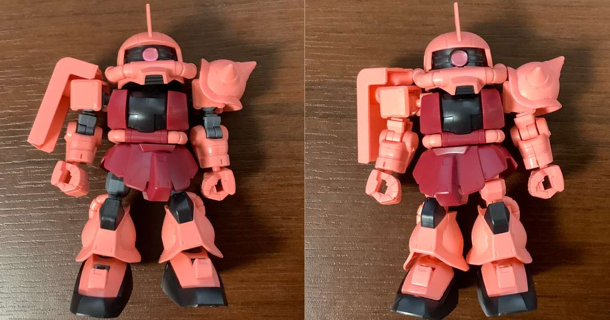 SDガンダム クロスシルエット】シャア専用ザクIIのレビューと