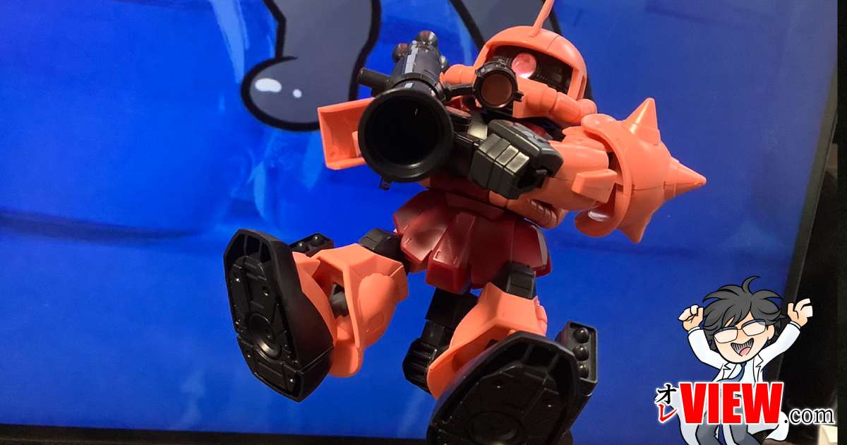 SDガンダム クロスシルエット】シャア専用ザクIIのレビューと
